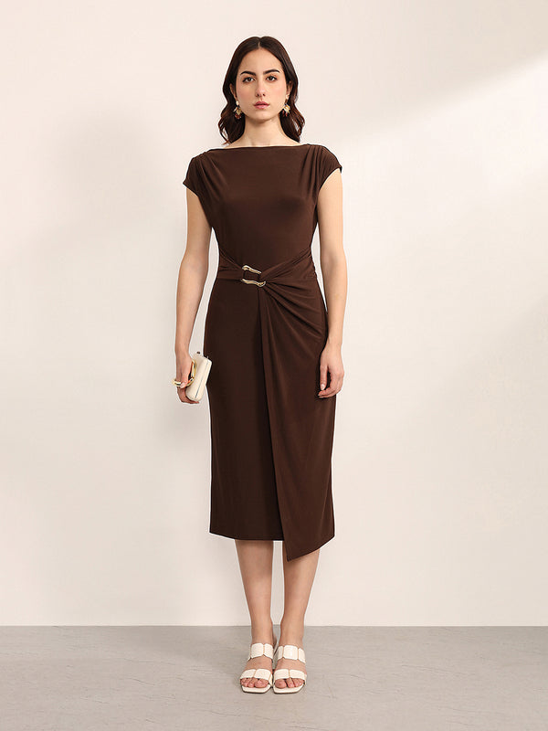 Mural Midi Dress