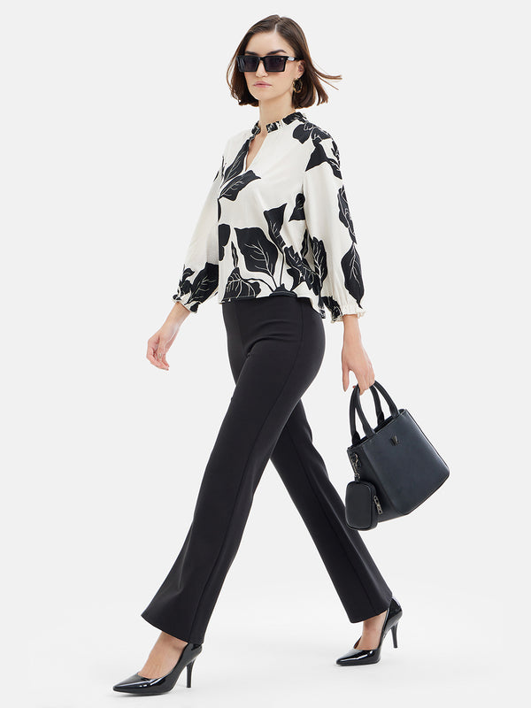 Full Sleeve Printed Top