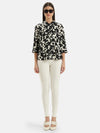 Half Zip Printed Shirt