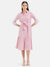 Bella Tie-Up Midi Dress With Lace