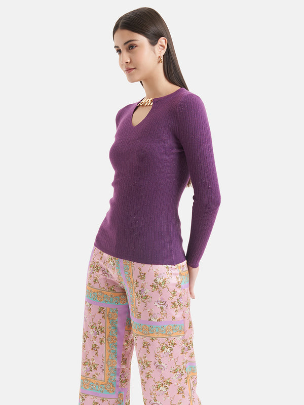 Chain Detail Pullover