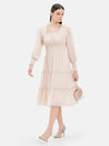 Ruffle Tiered Midi Dress