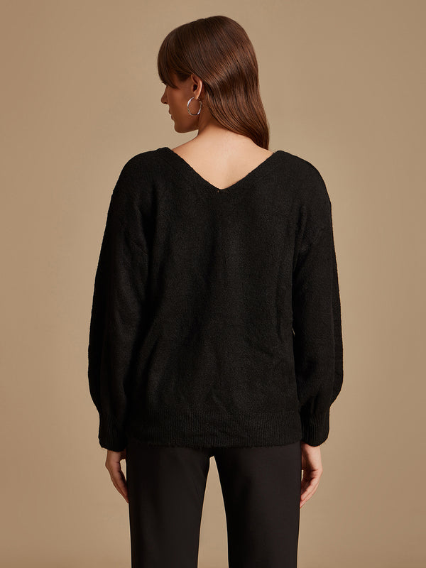 Bow Button Shrug