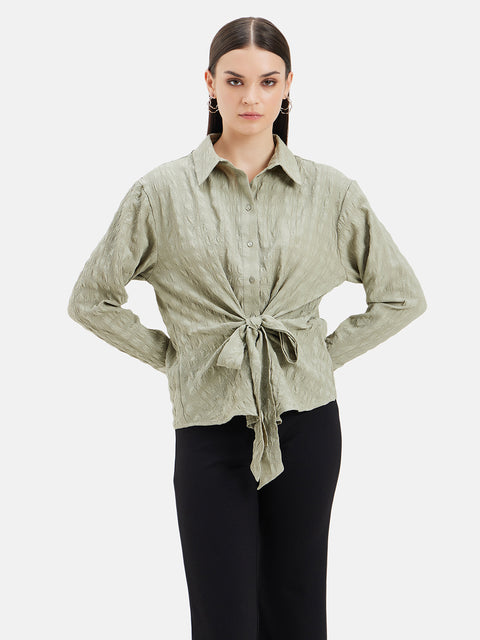 Front Tie-Up Shirt