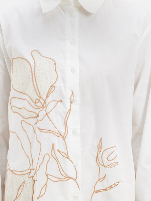 Millie Embroidered Full Sleeves Shirt