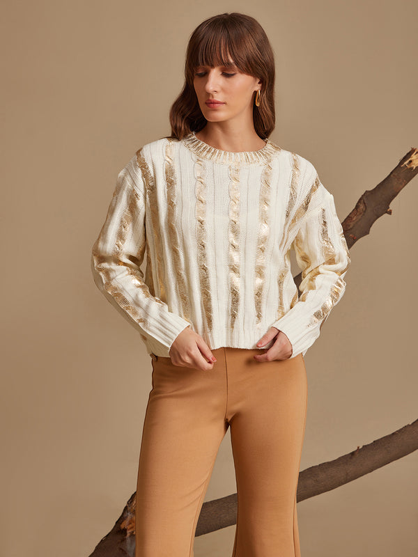 Foiled Sweater