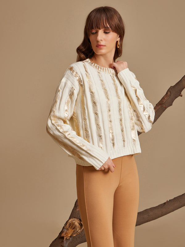 Foiled Sweater