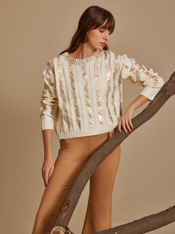 Foiled Sweater