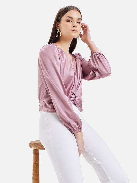 Marge Twist Knot Full Sleeves Top