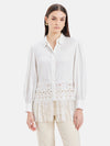 Roman Full Sleeves Fringed Shirt