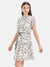 Jackie Embroidered Mini Dress With Belt