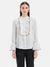Felicity Pleated Placket Tuxedo Shirt