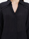 Gloria Top With Tear Drop Embellishment