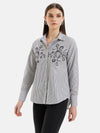 Octavia Full Sleeves EmbroideredShirt