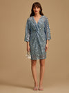 Front Knotted Sequined Dress