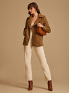 Short Double Breasted Overcoat