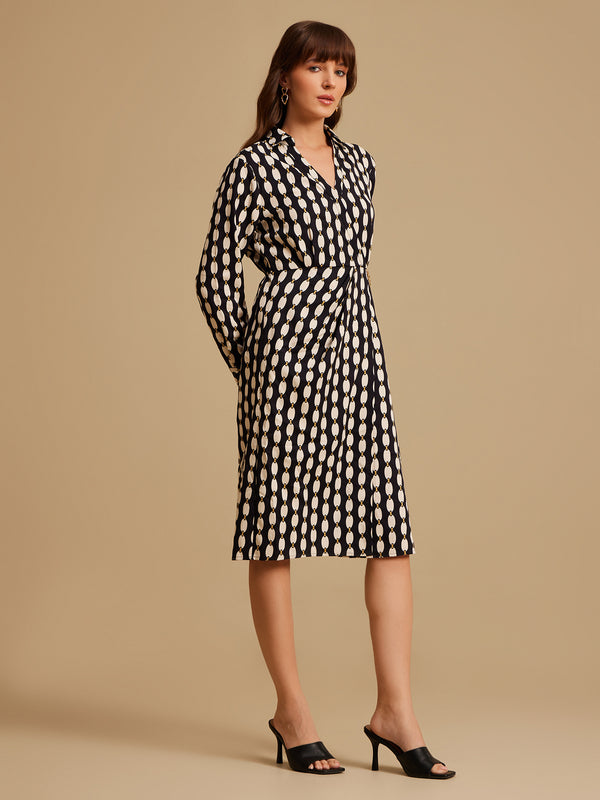 Jerry Printed Midi Dress