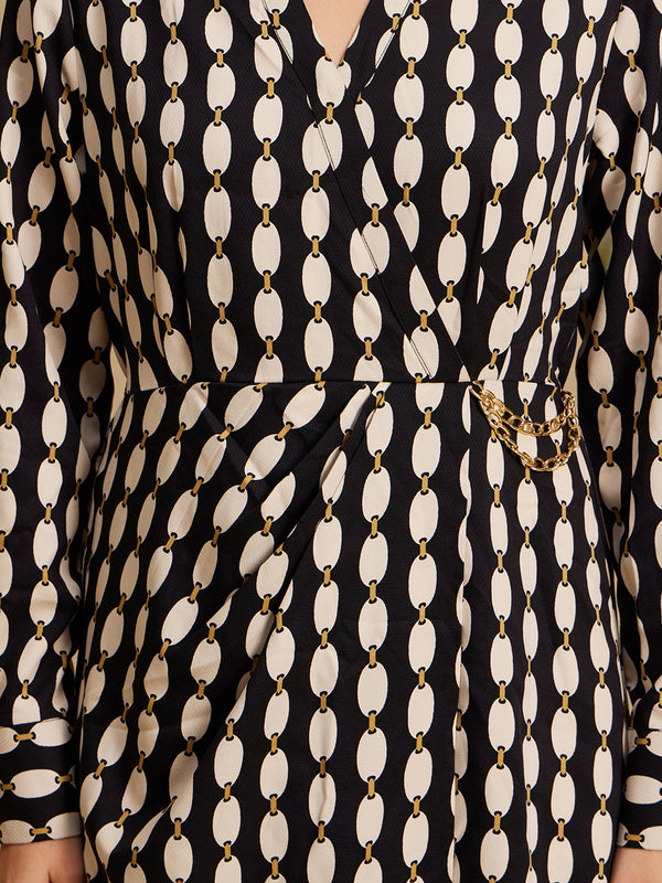 Jerry Printed Midi Dress