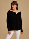 Pullover With Pearl Embellishment