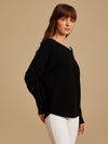 Pullover With Pearl Embellishment
