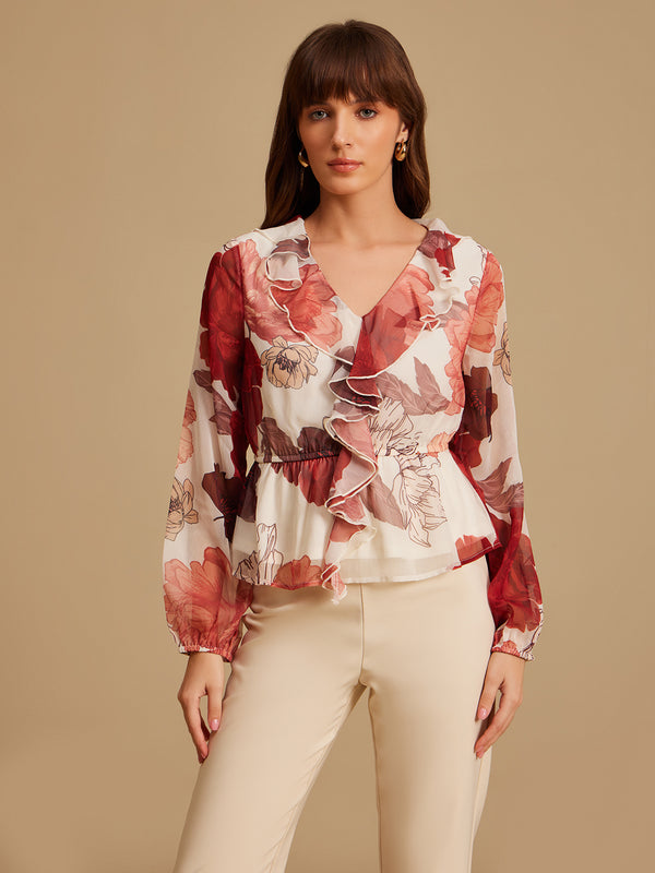 Jude Floral Printed Top