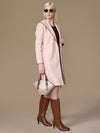 Blush Overcoat With Belt