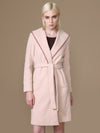 Blush Overcoat With Belt