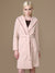 Blush Overcoat With Belt