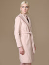 Blush Overcoat With Belt