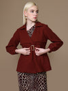 Rusty Peplum Jacket
