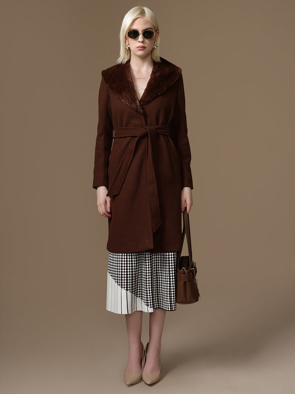 Warrin Overcoat With Belt