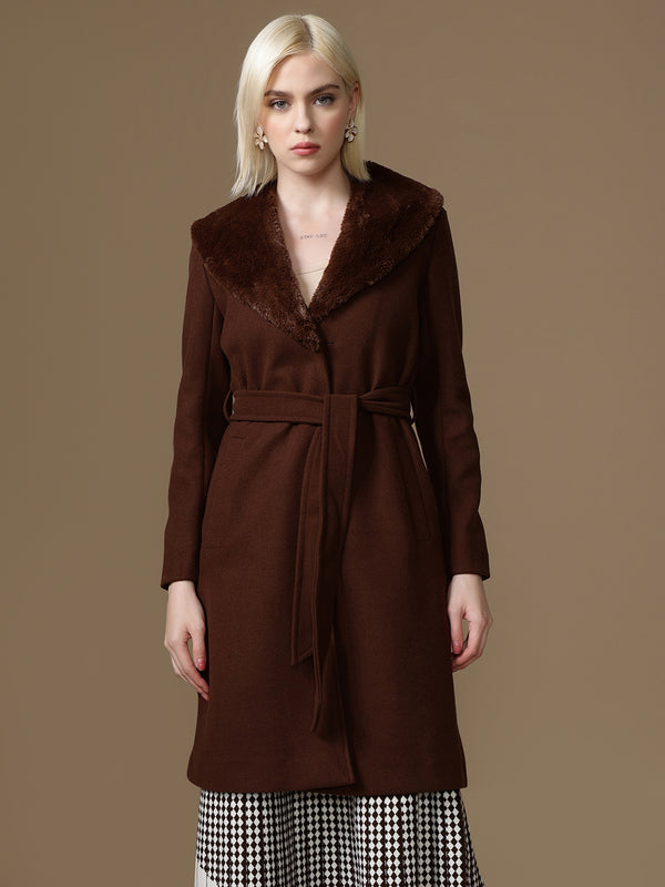 Warrin Overcoat With Belt