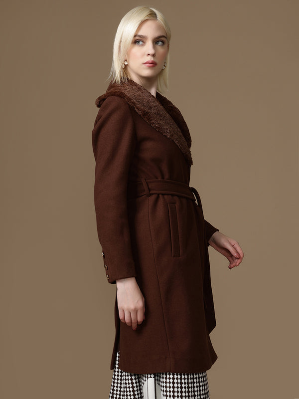 Warrin Overcoat With Belt