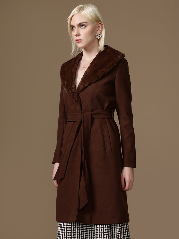 Warrin Overcoat With Belt