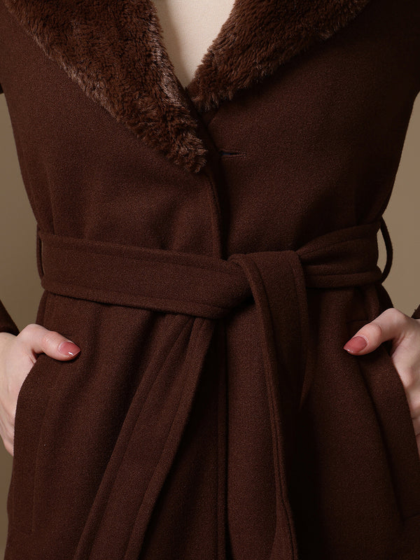 Warrin Overcoat With Belt