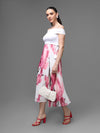 Florentine Midi Dress With Belt
