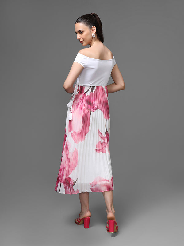 Florentine Midi Dress W Belt