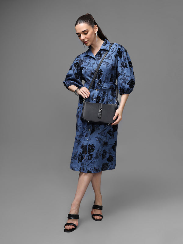 Amalfi Midi Dress W Belt