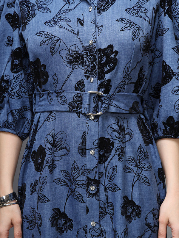 Amalfi Midi Dress W Belt