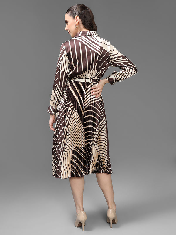 Maria Midi Dress W Belt