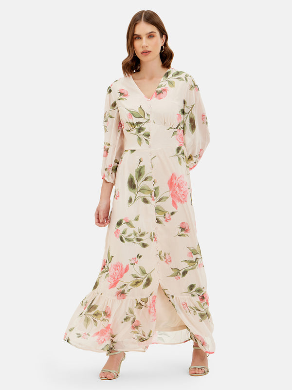 ALLISON PRINTED MAXI DRESS