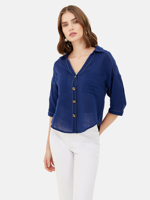 Mary Casual Boxy Fit Shirt