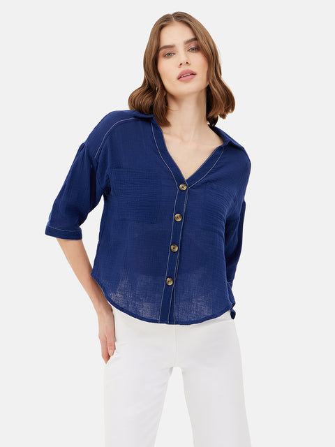 Mary Casual Boxy Fit Shirt
