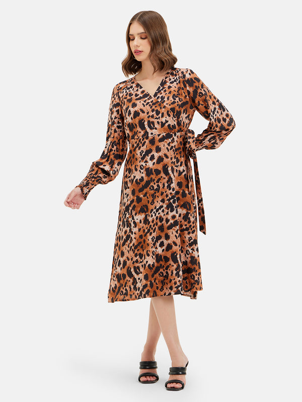 NORA PRINTED MIDI DRESS
