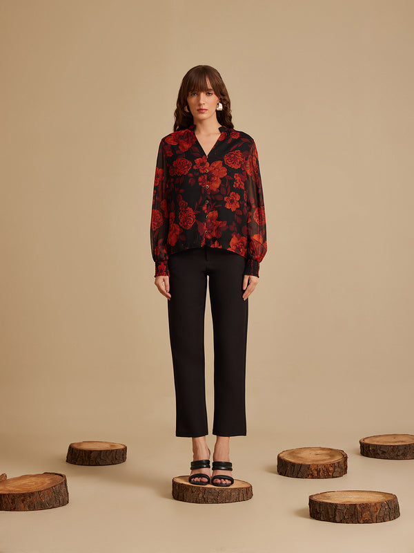 Myla Printed Blouse