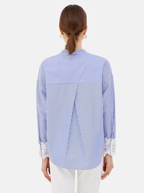 Joy Full Sleeves Shirt With Lace