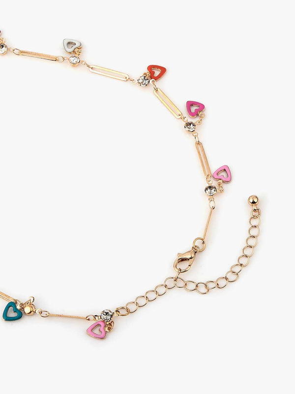 Kazo Floren Heart Chain Necklace