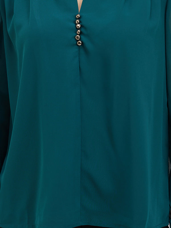 ELIZABETH PEARL BUTTON TOP