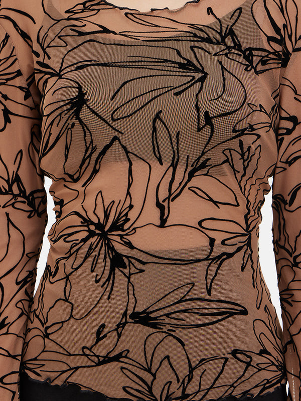 Sylvie Printed Top