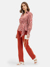LILY PRINTED TOP